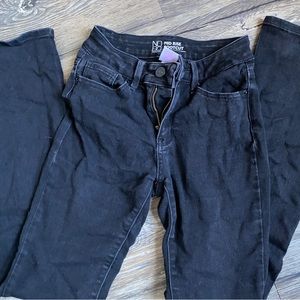 Mid rise bootcut jeans